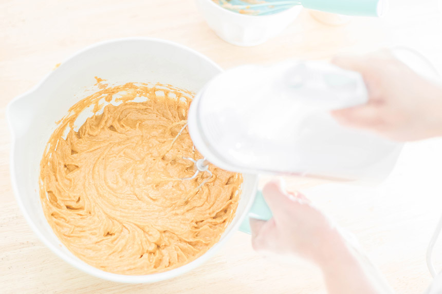 Make sure to use a mixer or hand mixer to beat the ingredients until thicken. 