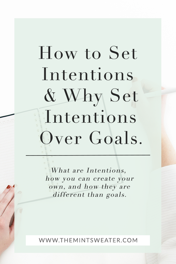 the mint sweater- set-intentions-goal-setting-manifestion